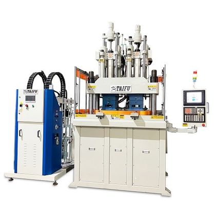 120 Tonluk İki Renkli LSR Silikon Enjeksiyon Kalıplama Makinesi Döner Masa