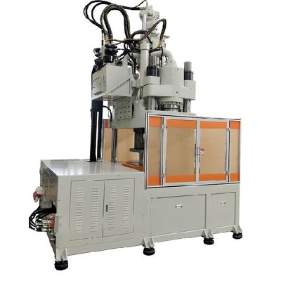 CE sertifikalı 120 ton düşük çalışma masası dikey döner enjeksiyon kalıplama makinesi