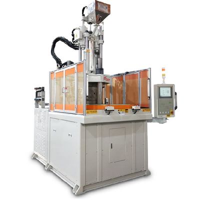 Kablo fişleri için 120 ton dikey döner masa enjeksiyon kalıplama makinesi