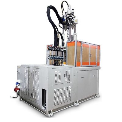 Kablo fişleri için 120 ton dikey döner masa enjeksiyon kalıplama makinesi