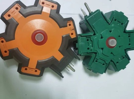 İki renkli soket için 120 ton dikey çift renkli enjeksiyon kalıplama makinesi