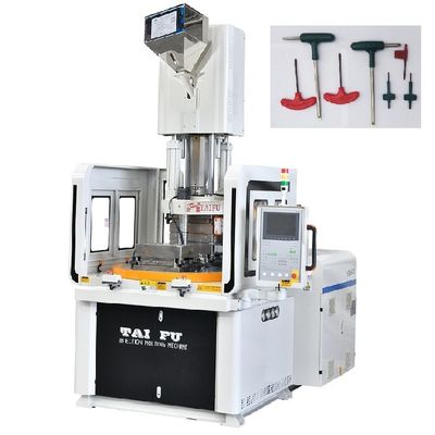 Allen Anahtarları İçin Kullanılan 85 Ton Dikey Döner Plastik Masa Enjeksiyon Makinesi