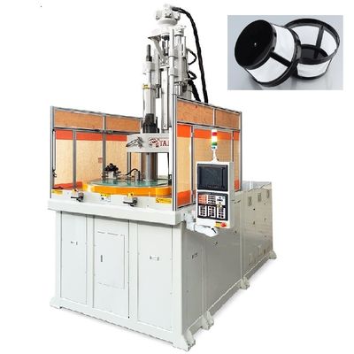 Filtre Kabı İçin Kullanılan 200 Ton Dikey Döner Tabla Enjeksiyon Makinesi