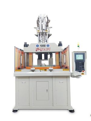 İki Renkli PVC/TPU Üst Yapım Makinesi Dikey Enjeksiyon Kalıplama Makinesi