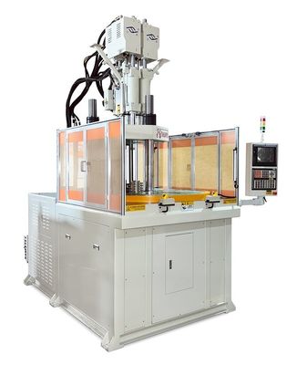 120 Ton Lityum İyon Pil Parçaları Dikey İki Renkli Enjeksiyon Makinesi