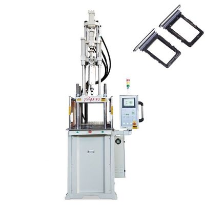 55 Ton Vertikal Yüksek Hızlı Enjeksiyon Kalıplama Makinesi Cep Telefonları için Mikro SD Kart Tepsisi