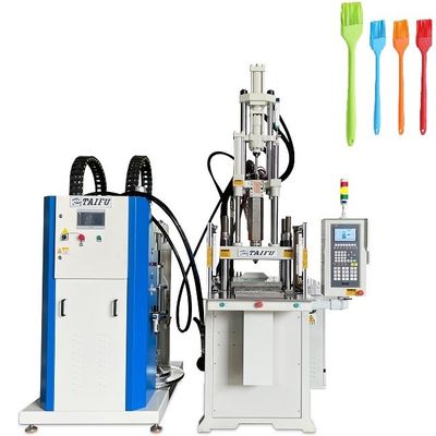 55 Ton LSR Silikon Dikey Enjeksiyon Makinesi Silikon Basting Pastırma fırçası için kullanılır