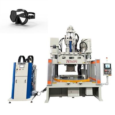 Düşük Çalışma Masası Dikey 300 Ton Silikon Enjeksiyon Kalıplama Makinesi