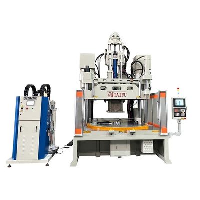 Düşük Çalışma Masası Dikey 300 Ton Silikon Enjeksiyon Kalıplama Makinesi