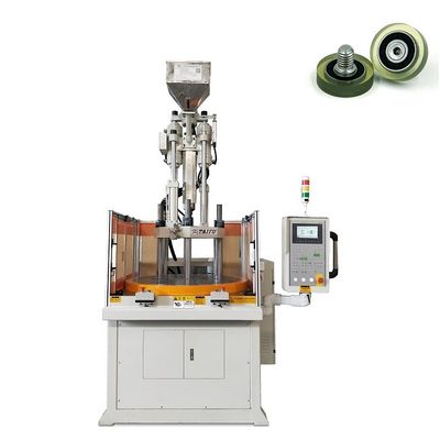 Ucuz fiyatla plastik rulman için döner dikey plastik enjeksiyon kalıplama makinesi