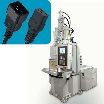 35T C Tipi Elektrik Plug Yapma Makinesi Dikey Enjeksiyon Kalıplama Makinesi Çift Kaydırma ile