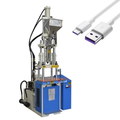 Yüksek Kaliteli USB Şarj Kablosu Yapma Makinesi Dikey Enjeksiyon Makinesi