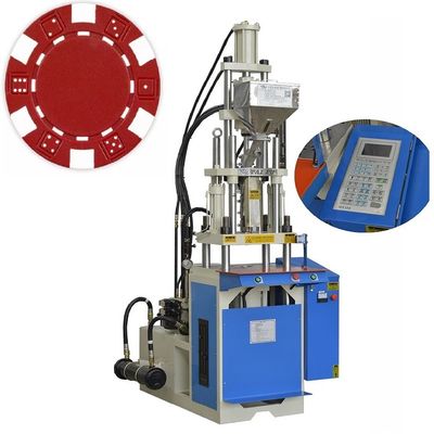 25 Ton Plastik Dikey Standart Enjeksiyon Kalıplama Makinesi Poker Chips Yapma