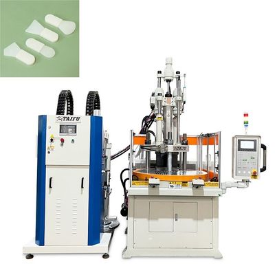 Yüz maskesi fırçası yapmak için 55 ton sıvı silikon dikey enjeksiyon kalıplama makinesi